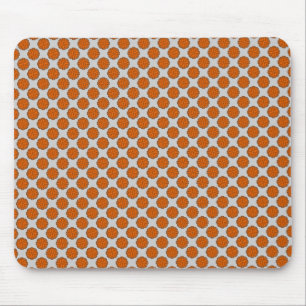 Orange Flower Ribbon by Kenneth Yoncich Mouse Mat