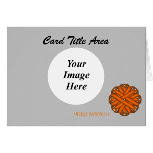 Orange Flower Ribbon Template by Kenneth Yoncich
