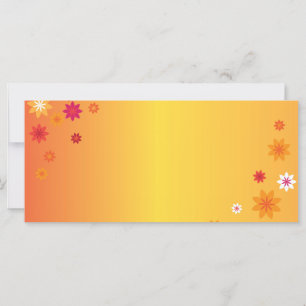 Orange Flowers Book Mark