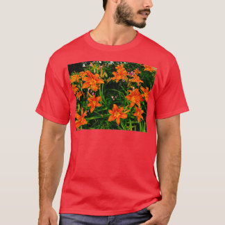 Orange Flowers bring us power T-Shirt
