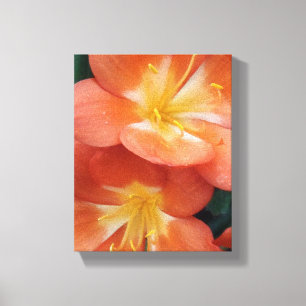 Orange Flowers Canvas Print