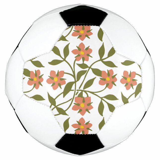 ORANGE FLOWERS  FOOTBALL (Front)