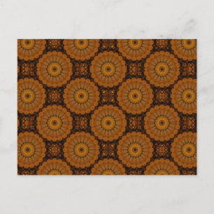 Orange Flowers Postcard