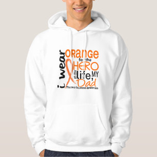 Orange For Hero 2 Dad MS Multiple Sclerosis Hoodie