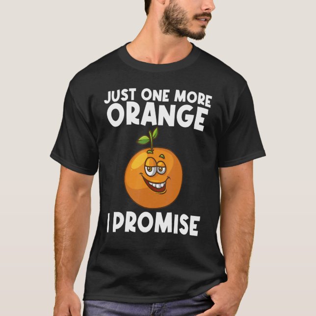 Orange For Men Women Citrus Mandarin T-Shirt (Front)