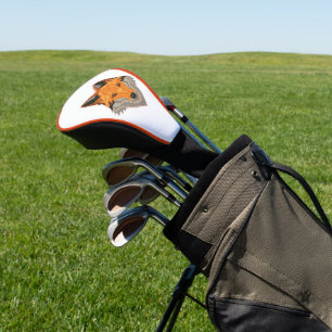 Orange Fox Golf Head Cover