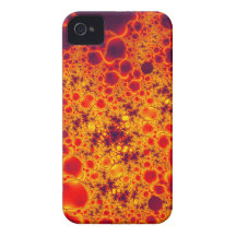 Orange Fractal Smartphone Case