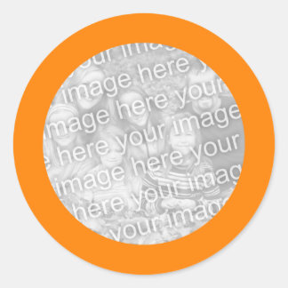 Orange Frame Sticker