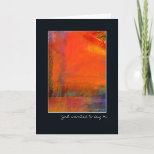 Orange-Framed-Hello Card