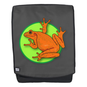 Orange Frog Backpack