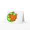 Orange Frog Blank Horizontal Card