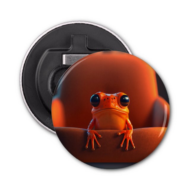 Orange Frog Bottle Opener (Front)