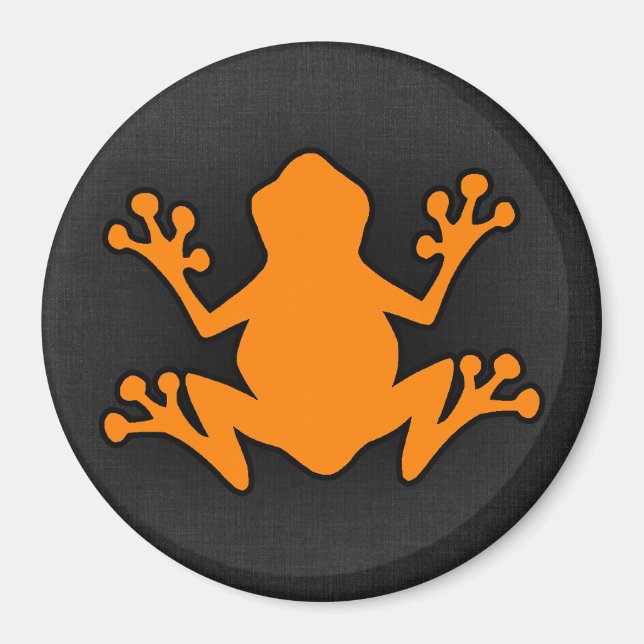 Orange Frog Magnet (Front)
