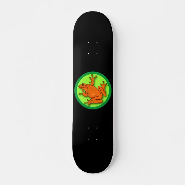 Orange Frog Skateboard (Front)