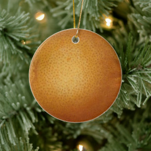 Orange fruit ceramic tree decoration