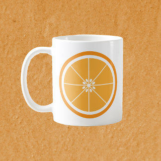 Orange Fruit Citrus Slice Coffee Mug