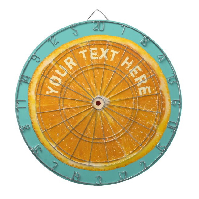 Orange Fruit Dartboard (Front)
