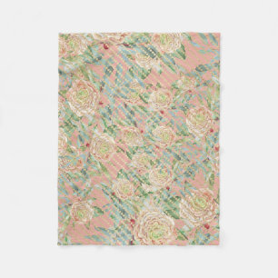 Orange Fruit Fleece Blanket