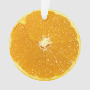 Orange Fruit Fresh Slice Ornament
