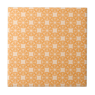 Orange Fruit Oranges Pattern Tile
