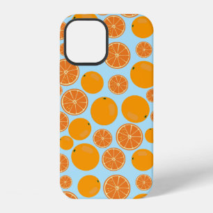 Orange Fruit Pattern iPhone 12 Case