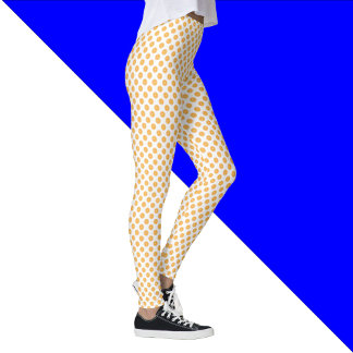 Orange Fruit Pattern Leggings