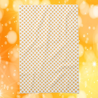 Orange Fruit Pattern Tea Towel