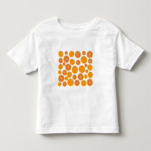 Orange Fruit Pattern Toddler T-Shirt