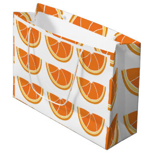 Orange Fruit Slice  Large Gift Bag