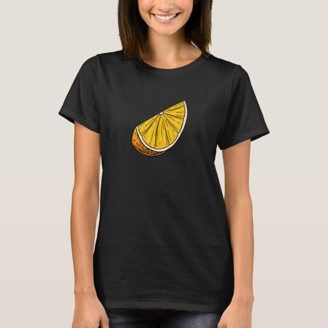 Orange Fruit Slice T-Shirt (Front)
