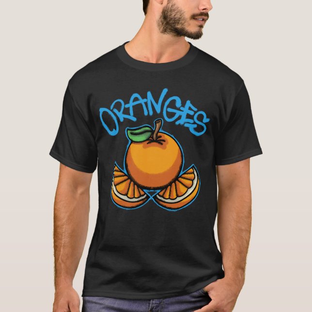 Orange Fruit streetwear T-Shirt (Front)