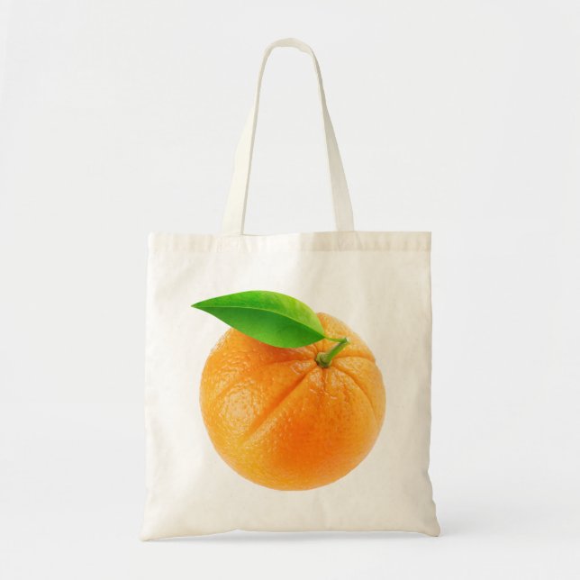 Orange fruit tote bag (Front)