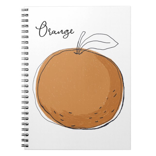Orange fruit  Tote Notebook (Front)