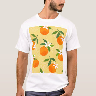 Orange Fruit Vintage Illustration T-Shirt
