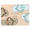 Orange Fun Flip Flop Wedding Save the Date