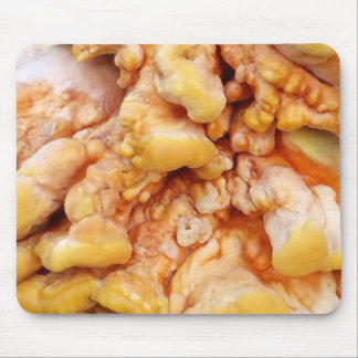 Orange Fungus Mouse Mat