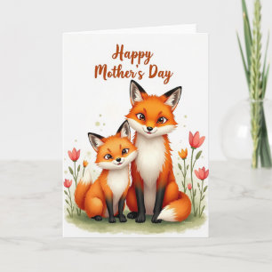 Orange Furry Family Card