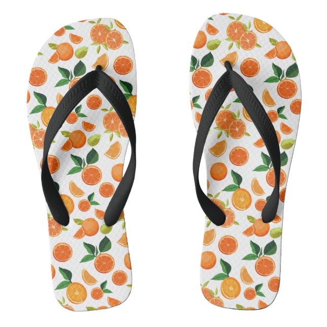 Orange Garden Flip flop (Footbed)