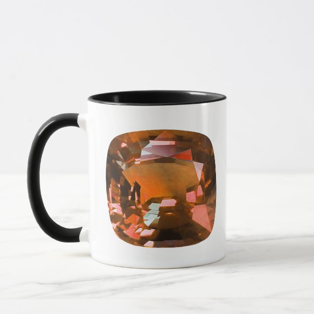 Orange Gem Mug (Left)