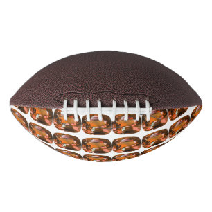 Orange Gemstone American Football