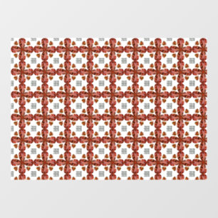 Orange Gemstone Diamond Art, Orange Window Cling