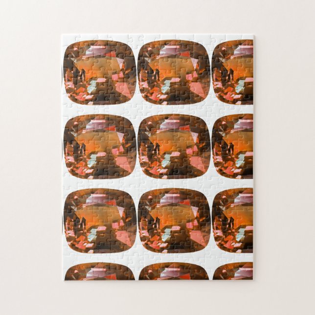 Orange Gemstone Jigsaw Puzzle (Vertical)