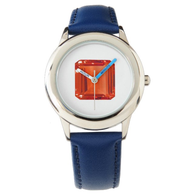 Orange Gemstone Watch (Front)