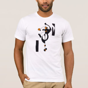 Orange Geo Design Men's T-Shirt