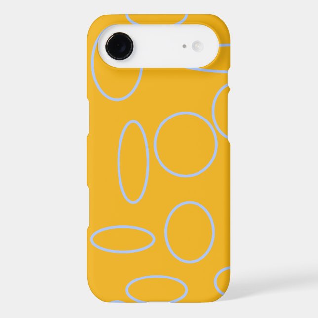 Orange Geometric Circles (Back)
