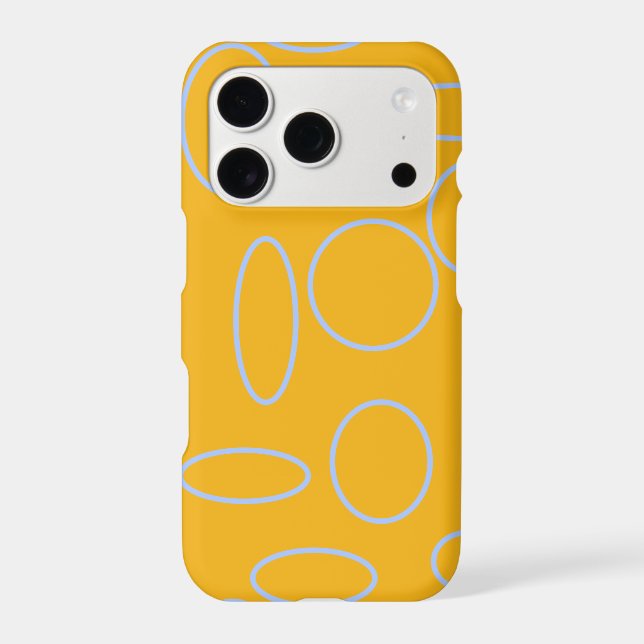 Orange Geometric Circles (Back)