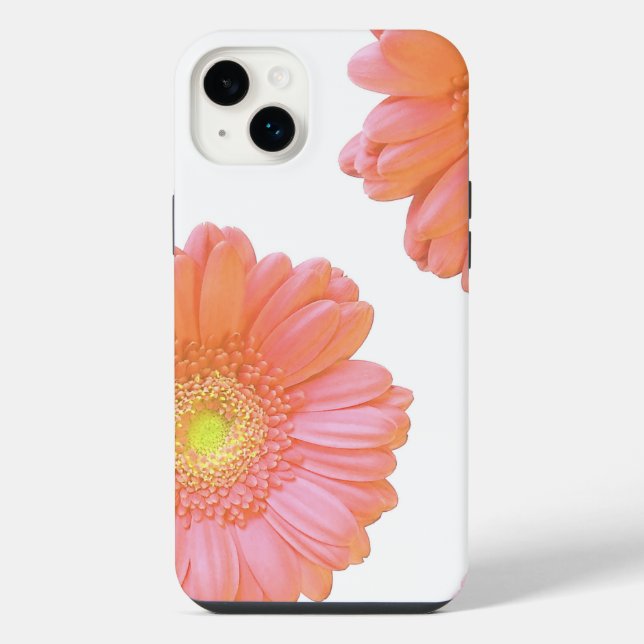 Orange gerbera daisy iPhone case (Back)