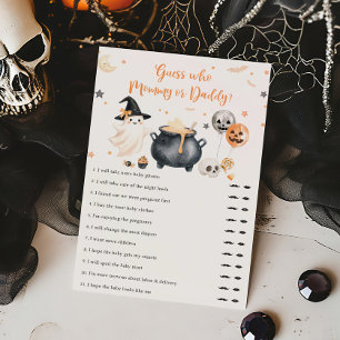 Orange Ghost Little Boo Guess Who Mummy or Daddy