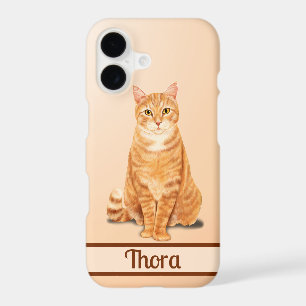 Orange Ginger Tabby Cat Personalized
