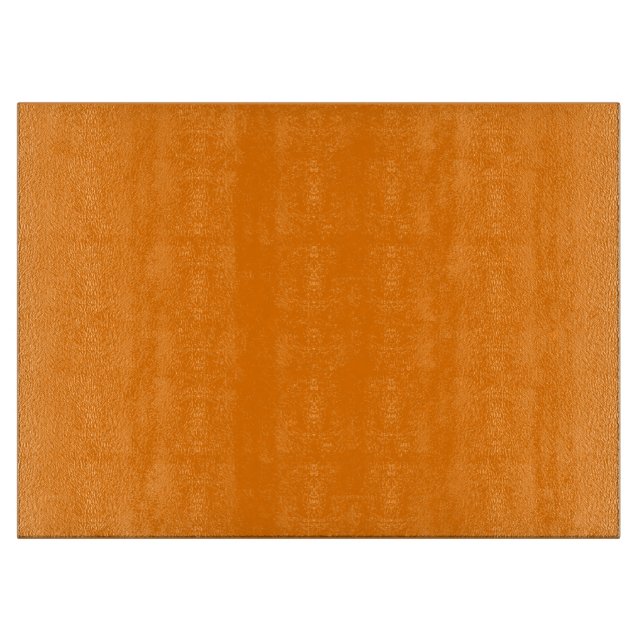 Orange Glass Cutting Board (Front)